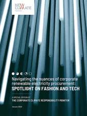 Navigating the nuances of corporate renewable electricity procurement: Spotlight on fashion and tech