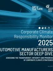 Corporate Climate Responsibility Monitor 2025: Automotive sector