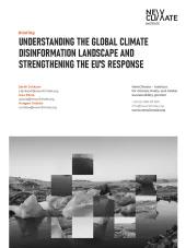 Climate disinformation briefing cover 