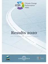 report cover, charts with a summary of index results