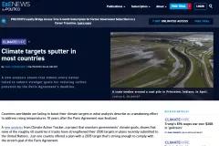 Climate targets sputter in most countries