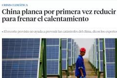 China planea por primera vez reducir sus gases para frenar el calentamiento