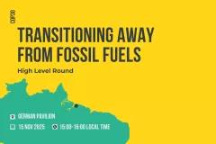 COP30 side event transitioning away from fossil fuels