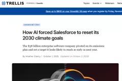 How Salesforce shifted its 2030 climate goals while going all in on AI