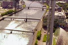 Bird view Glasgow river