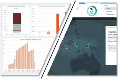 Split image of AIRPOLIM Excel and web tool dashboard