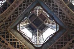 Eiffel tower from below