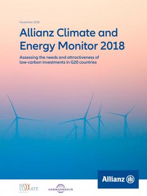 Cover Allianz Climate and Energy monitor 2018 report