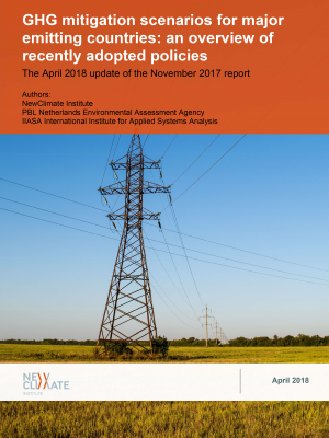 report cover, picture of a electricity transmission tower