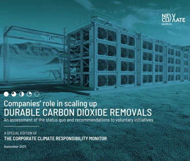Companies’ role in scaling durable carbon dioxide removals